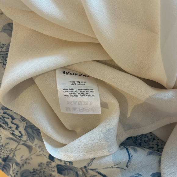 Reformation Nikita Dress in Pompadour - Size 12 - Picture 7 of 8